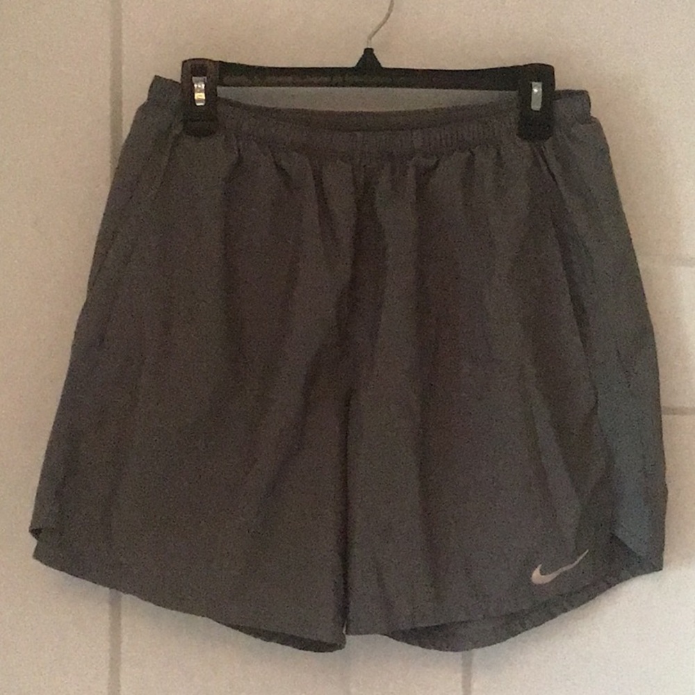 Nike Gray Athletic Shorts Lightweight Performance Wear